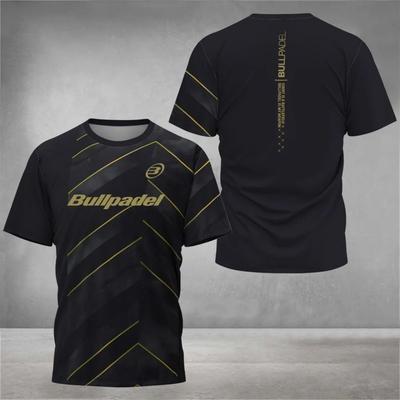 2025 Summer New Men's Fast Drying Sports T-shirt Outdoor Fitness T-shirt Tennis T-shirt Extreme Climbing Walking Short Distance