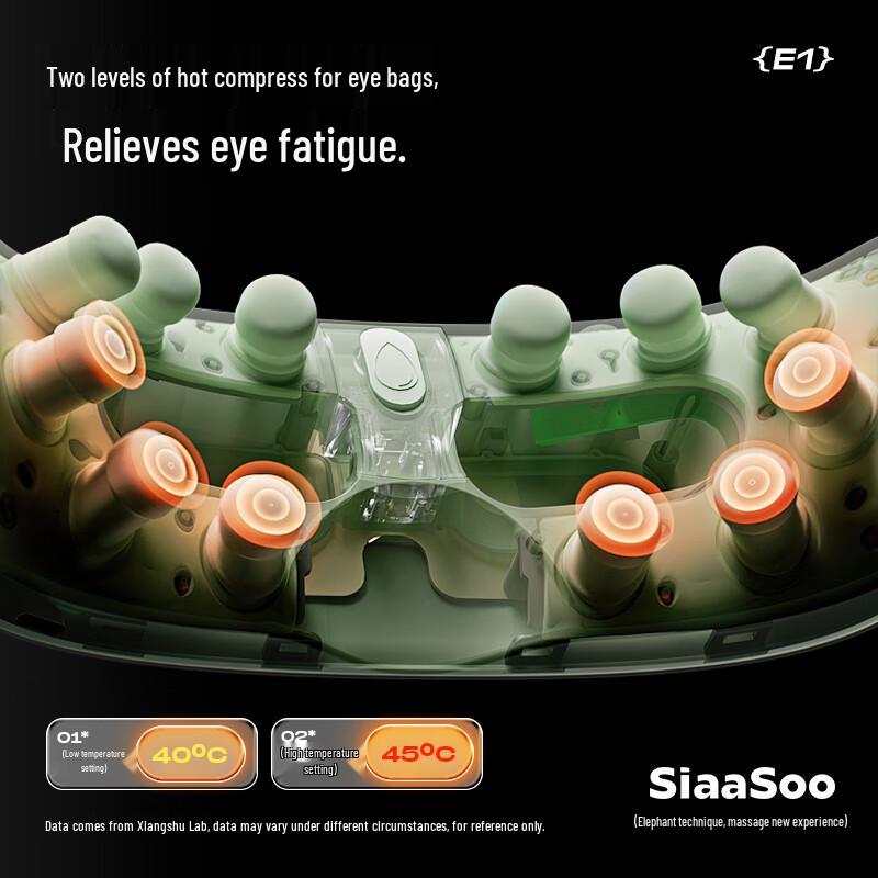 Xiangshu Smart Eye Massager with Heat and Bluetooth CN plug (adapter included)