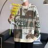 Podzim Zima Vintage Svetr Pánský Roztomilý Medvěd Pletený Svetr Pulovr Hip Hop Streetwear Pánské Oblečení s Dlouhým Rukávem Topy