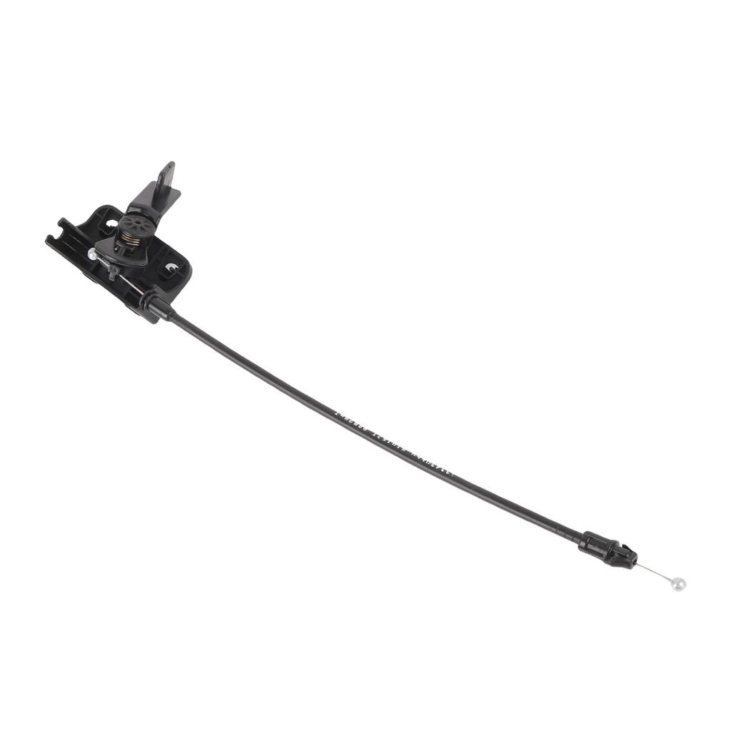 Hood Bonnet Release Cable with Pull Handle 68257542AA Flexible Bonnet Pull Release Cables Metal Black