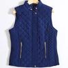 Women Autumn/winter Slim Stand Collar Sleeveless Zipper Jacket Quilted Thicken Warm Vest  Female Short Casual Jacket Tops