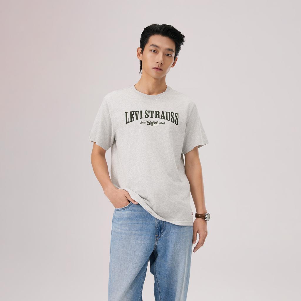 Levis Relaxed Fashion Comfortable Simple Versatile Short Sleeve T-Shirt Unisex tops 16143-2455