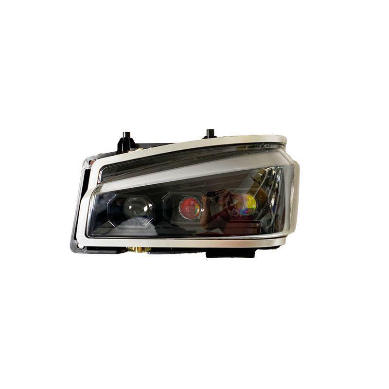 Compatible with Sinotruk Howo 380/336 Headlight Assembly, All-LED Triple Lens Laser Model.