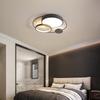 Modern LED Ceiling Lamp for Bedroom Study Living Room Home DecorativeCircle Chandelier Light