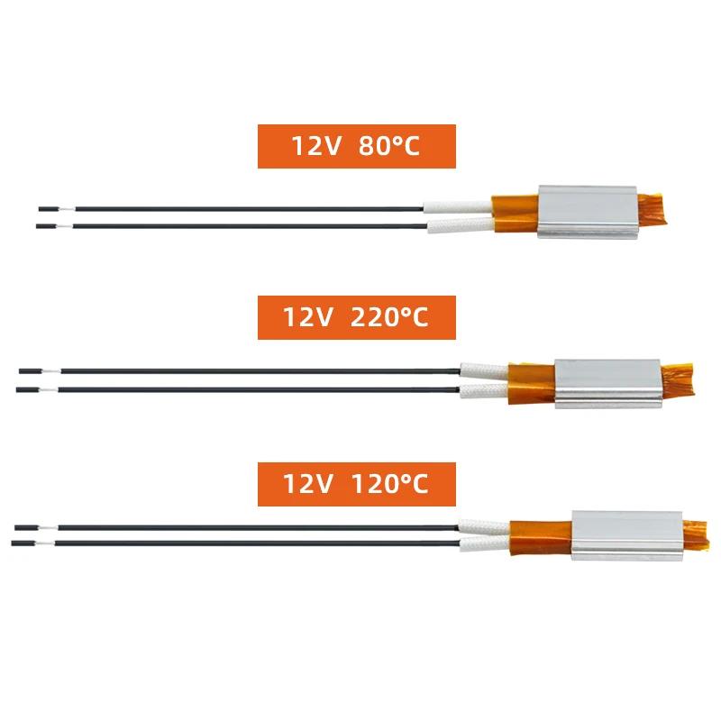 

PTC Heating Element 12V 80-240 Degrees Celsius Ptc Heaters Heating Element Hair Dryer Egg Incubator Thermistor Accessories 80degrees