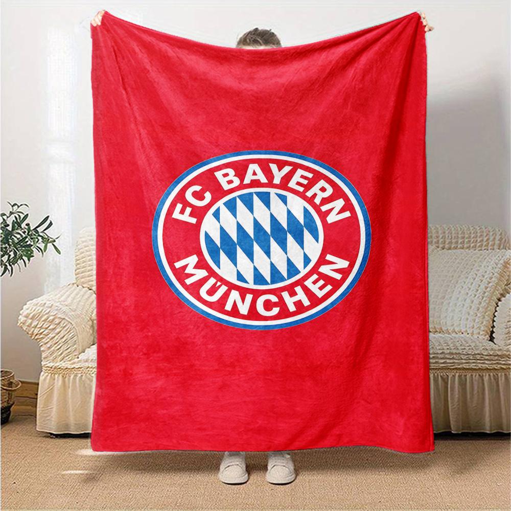 1pc Football Team (37) Blanket, Gift, for Men and Women, Soft Blanket, Good for Sofa Bed Couch Travel, Lightweight Flannel Blanket