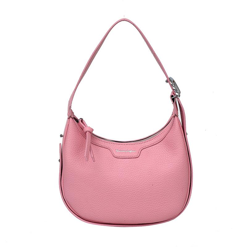 New Simple Niche Underarm Casual Crescent Bag Women's Fashion Trend One Shoulder Crossbody Textured Handheld Women's Bag