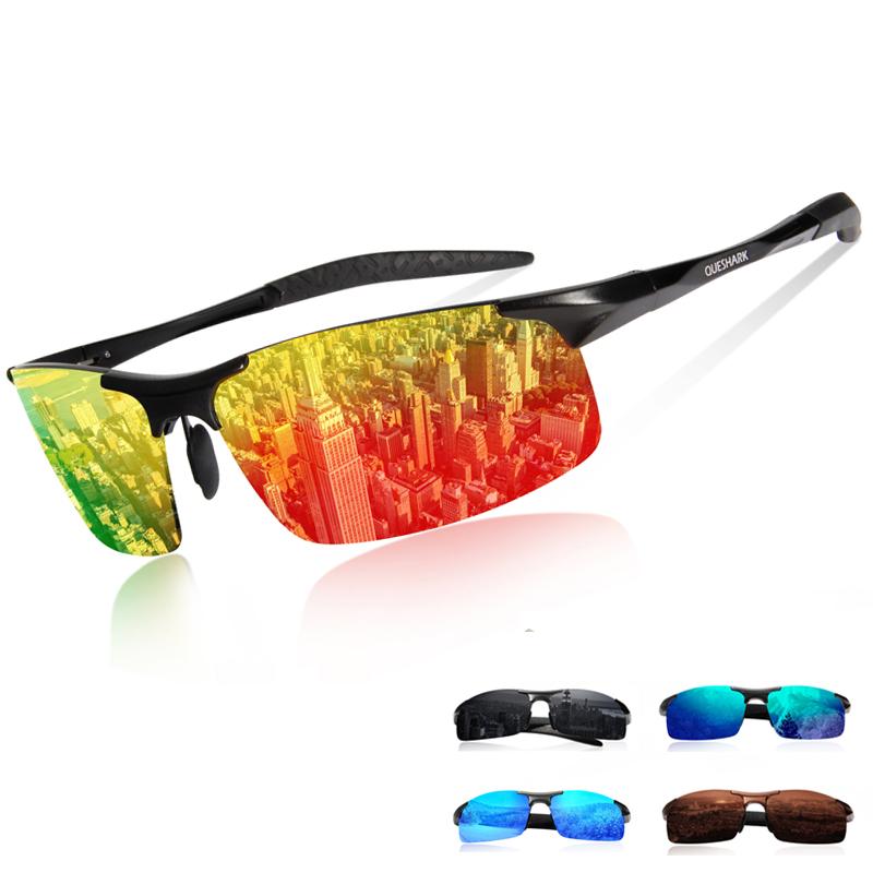 Buy Queshark Magnesium Aluminum Polarized Cycling Sunglasses Sport Bike