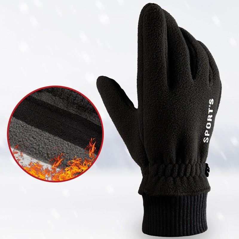 Polar Fleece Waterproof Winter Gloves Warm Windproof Gloves Waterproof Gloves Fishing Touch Screen Gloves Sports Gloves