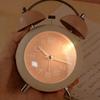 Cartoon Mini Alarm Clock Retro Twin-Bell Loud-Analog Alarm Clock for Heavy Sleeper Practical Kid Room Desk Table Clock