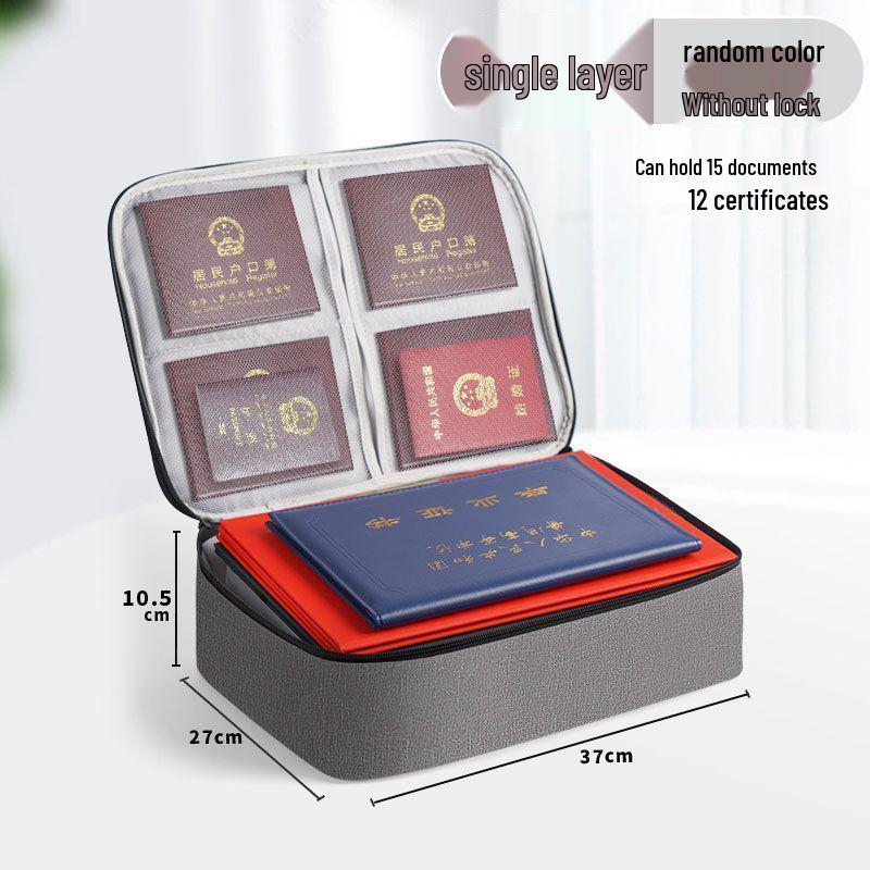 Пятислойная многофункциональная сумка для хранения документов для важных бумаг и прописки 1290₽