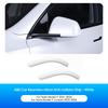 Heenvn 2Pcs Car Rear View Mirror Anti-colision Protector Strip For Tesla Model 3 Highland Model Y Juniper 2025 2026 ABS Carbon