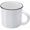 Glass "Bari" 240 Ml Glossy Ceramic Mug White