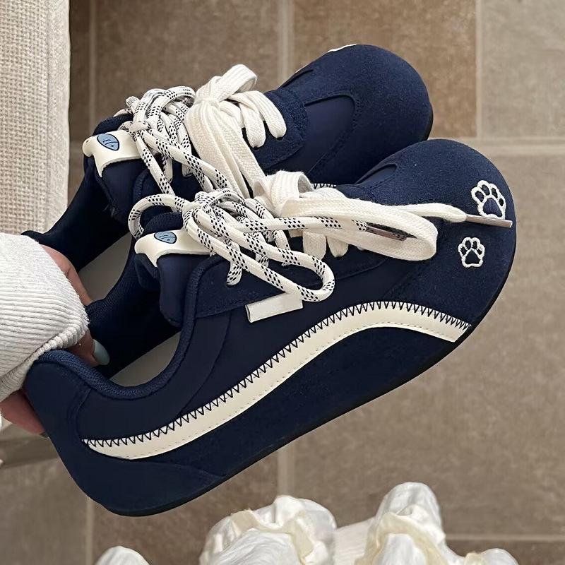 Niche non-collision German training shoes women's new spring and autumn versatile casual sports board shoes