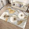 Dandelion and Leaves Design Rug Non-slip rug suitable for living room and bedroom sofas