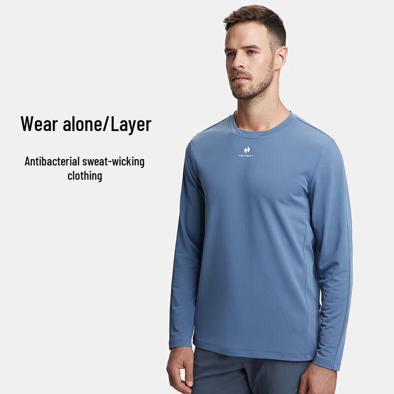 HOTSUIT Men s Long Sleeve Quick-Dry Athletic T-Shirt M