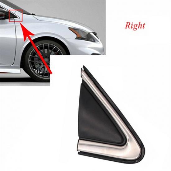 2013- Nissan Sentra Right Side Mirror Triangle Cover Trim | 96318-3SG0A | Front | Window