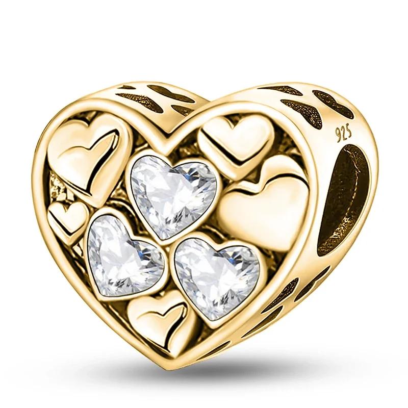 Kupfermetall, goldene Serie, Frucht-Glühwürmchen-Charm-Perlen, Komponenten für DIY-Armbandbastelarbeiten, hochwertiger Schmuck
