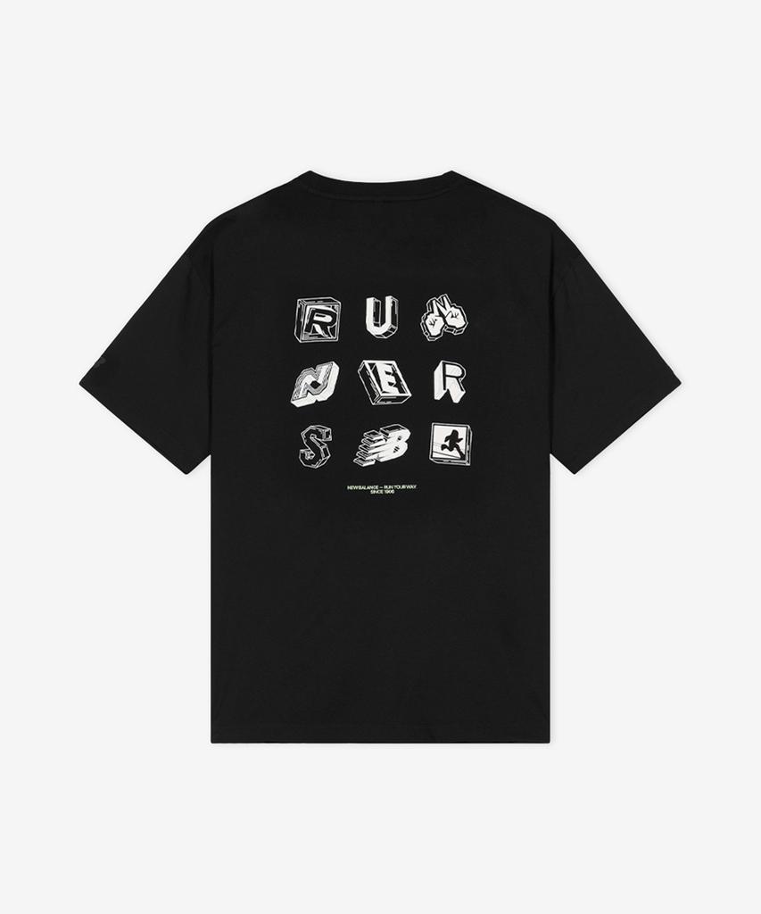 Nyuballanseu Nbneg25423 / Uni Rc Frozen Pictogram Short Sleeve T-Shirt (Black)