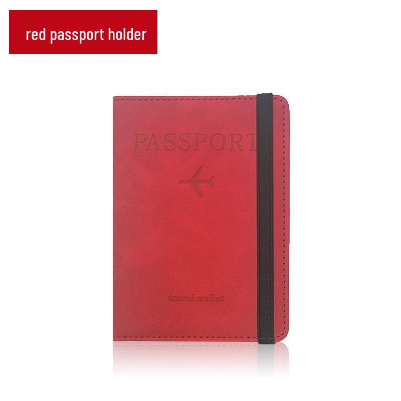 Multi-Color Luggage Tag & Anti-Magnetic Passport Holder Set