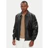 Faux Leather Jacket M5YL01 WGUC0, Black, Standard Fit