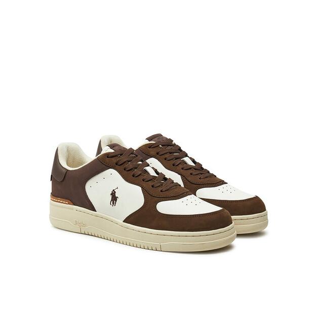 Мужские кроссовки Polo Ralph Lauren Masters court 809955690003 коричневые