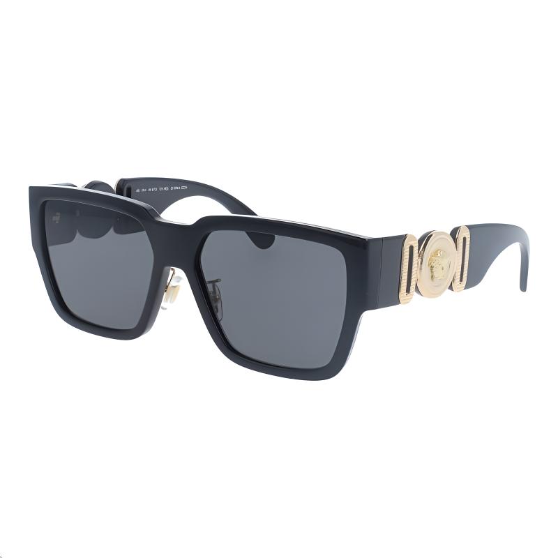Versace Logo Cat Eye Sunglasses Women sunglasses Black VE4483D-GB1/87-57-16 57,Black