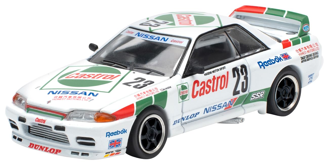 

POP RACE Scale Winner of the 1990 Macau Guia Finished PR640194 1/64 GT-R R32, Race, Model,