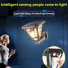 2IN1 Solar Tungsten Lights Tungsten Light Bulb Motion Sensor Courtyard Wall Lamp 3 Modes Waterproof Solar Fence Lights Camping