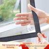 Vinterfönsterisoleringsfilm: Läckagetät, Köldtät, Förtjockad Transparent Film för Värme, Ingen Borrning Krävs