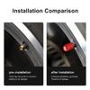 New 4PCS Aluminum Alloy Car Tire Valve Covers For Volkswagen VW Golf R Rline Tiguan Polo GTI CC Passat Sticker XKLiuQMX-Rline
