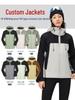 Waterproof Anti-static Color-block Outdoor Mountaineering Jacket with Custom Embroidery