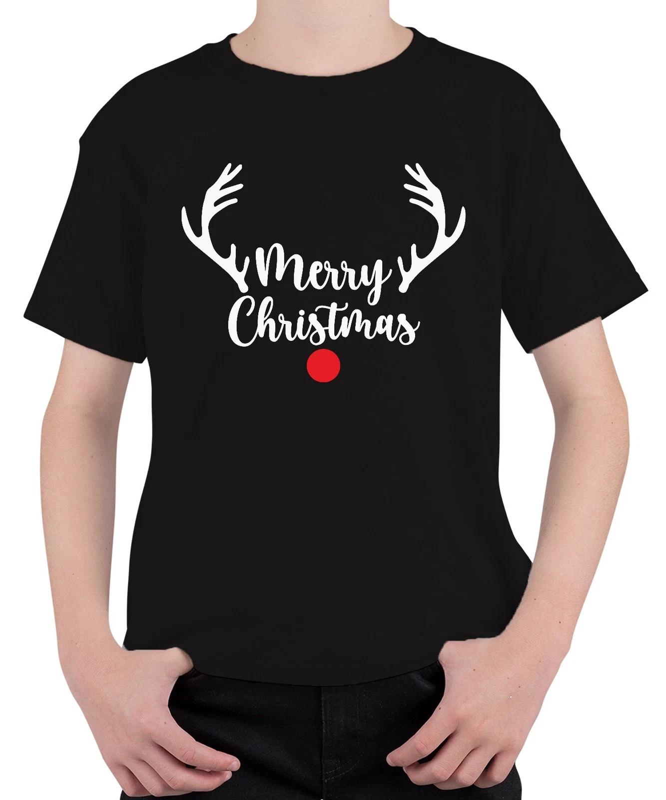 Merry Christmas Rote Nase Rudolf Rentier - Weihnachten Weihnachtsgeschenk Christ XXXL