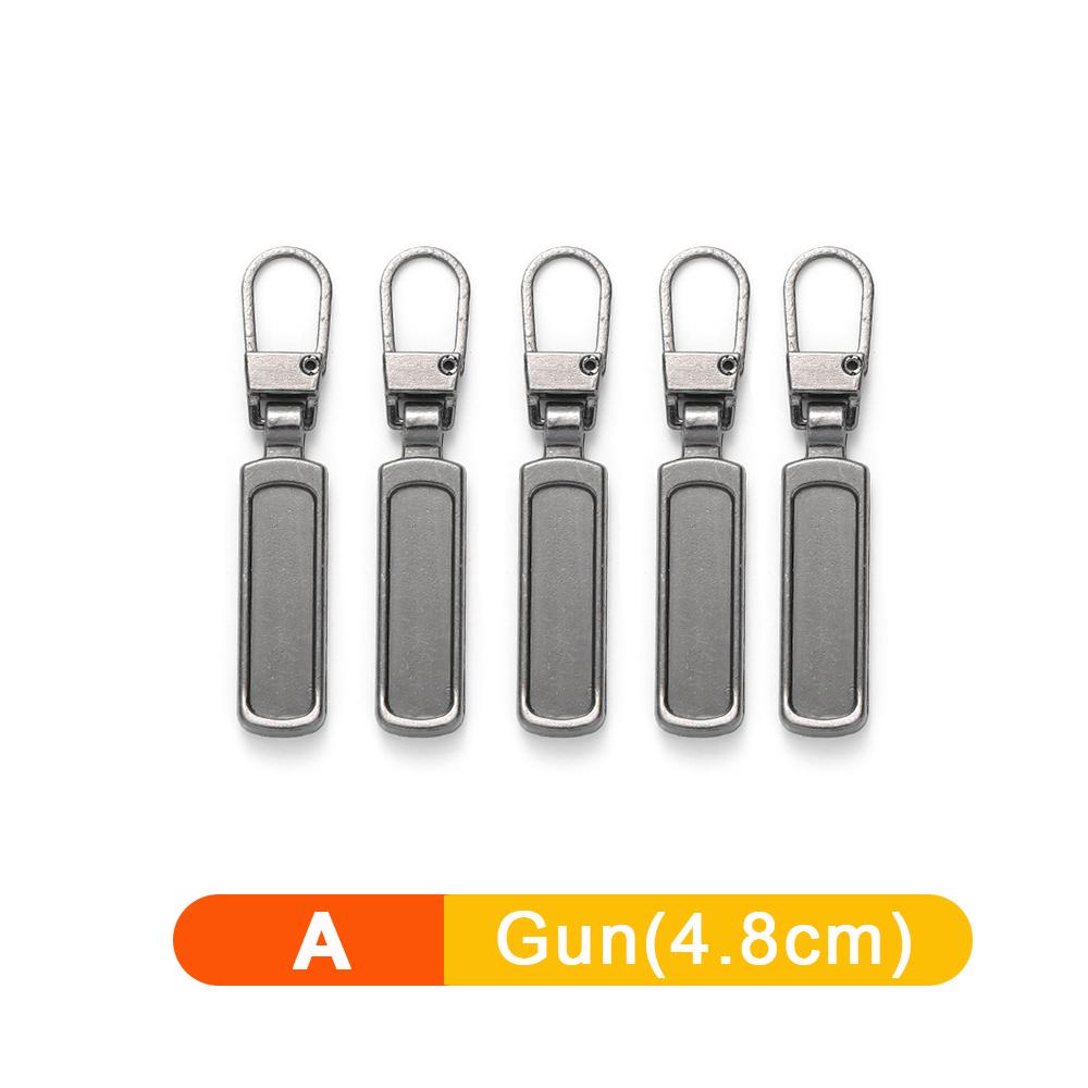 5/1 pz Tiracerniera staccabile universale Kit di riparazione per cerniere in metallo di ricambio per valigie, borse, vestiti e cursori per cerniere