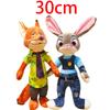 Cartoon Cute Animal Rabbit Judy Fox Mr. Nick Plush Toy Bedroom Decor Children's Birthday Gift Idea Christmas Best Choice