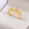 Light Luxury Jewelry Ring Vintage Hollow High Quality Boutique Jewelry for Ladies Attending Event Party Wedding Rings for Women