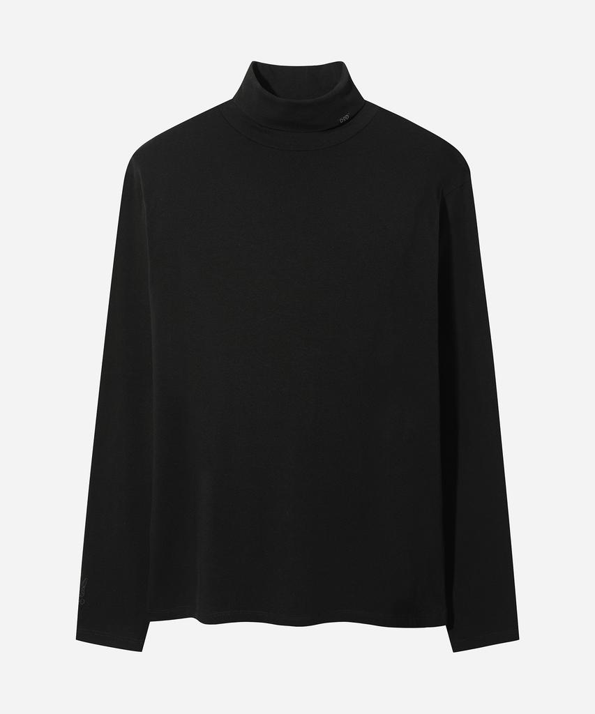 DOD Mock Neck Long Sleeve T-Shirt (Black)