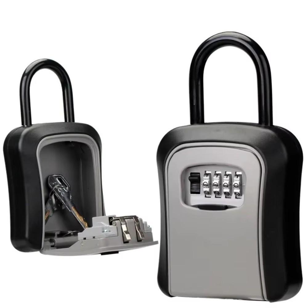4 Digit Combination Combination Key Storage Box Weatherproof Key Cabinet  School Security