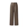 GOELIA Washed Wool Straight-Leg Trousers