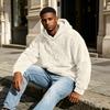 Men's Checkered Hoodie, Long Sleeve Pullover - Warm Thick Casual Sweatshirt for Daily Wear