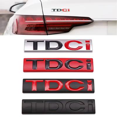 3D Metalowe Logo TDCi Stylizacja Samochodu Emblemat na Tylną Klapę Bagażnika Drzwi Klapy Bagażnika Samoprzylepna Odznaka Naklejka Akcesoria Explorer Transit