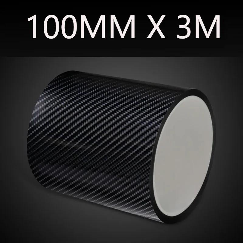5D Carbon Fiber Car Stickers Protector Car Door Sill Sticker Scratchproof Stickers Protector Auto Bumper Strip Car Protect Tape