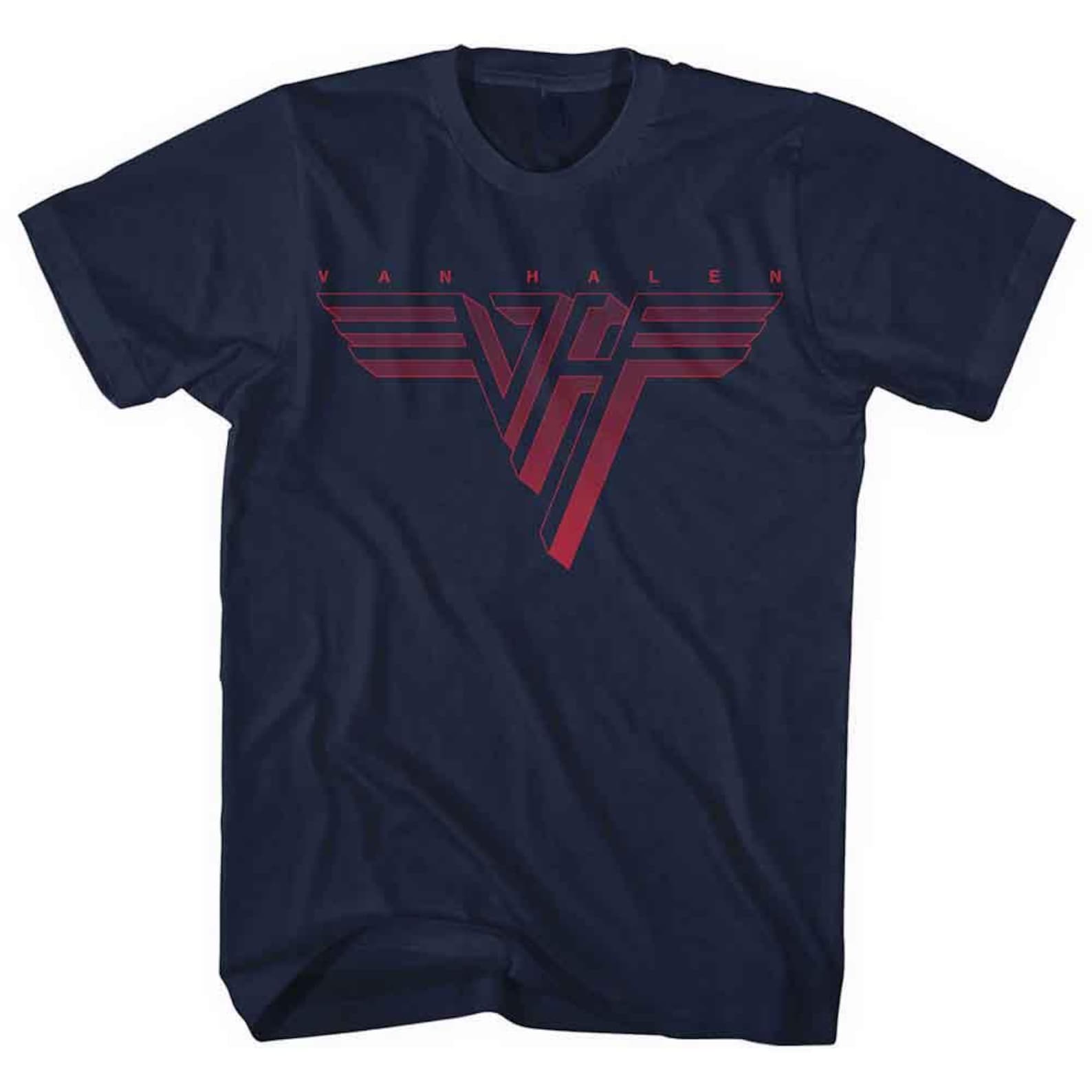 VAN HALEN Classic Red Logo Band T-Shirt 2XL