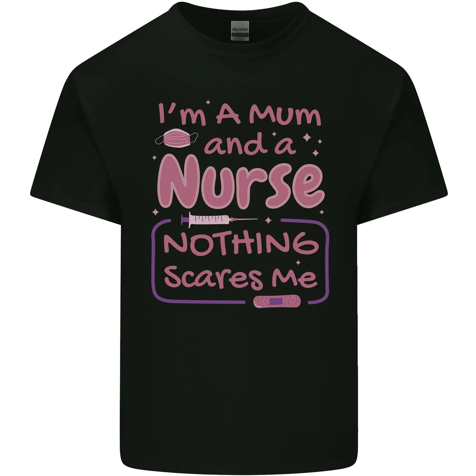Mum and a Nurse Funny Mothers Day Gift Kids T-Shirt Childrens S