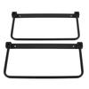 Pair of Foldable RV Shoe Rack Space Saving Aluminium Alloy Wall Mounted Shoe Organizer Hanging Shoe Storage Shelf for