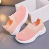 Spring Autumn Kids Breathable Mesh Slip On Sneakers Lightweight Fashion Casual Shoes For Boys And Girls