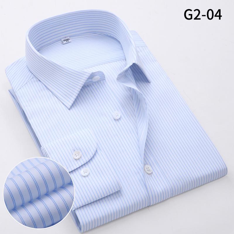 Pánská košile s dlouhým rukávem z mercerované bavlny nežehlivá - Špičkové formální business oblečení