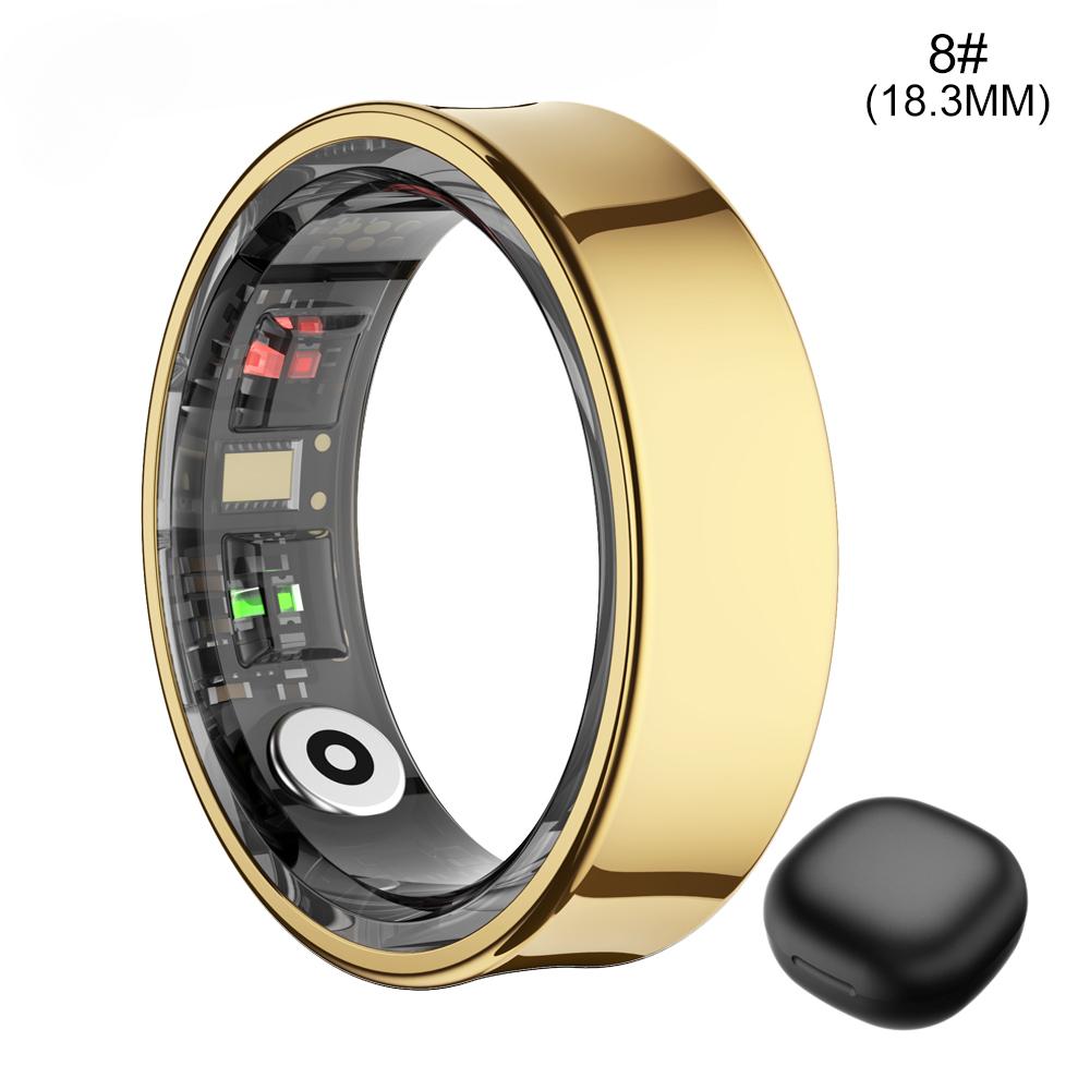 SACOSDING Smart Ring Men For iphone Android Heart Rate Blood Oxygen Sleep Health Monitor Sport Activity Fitness Tracker Ring