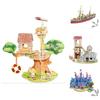 Kids 3d Puzzle Paper Diy Creative Building Toy Intelligent Learning Game