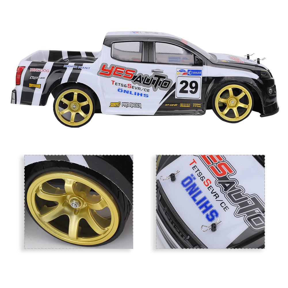 1:10 Large RC Vehicle 2.4G Remote Control Dual Mode Four Wheel Drive Electric Racing Car Model Toy